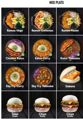 Menu Nobi Nobi - Les plats