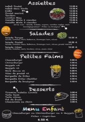 Menu Eat Salad - Les assiettes , salades et dessert