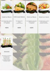 Menu Green sur Mesure - Salades, tartes, desserts,...