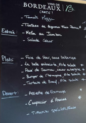 Menu L’ Hexagone - La carte