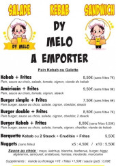 Menu Dy Melo - Les burgers, nuggets et barquettes,...