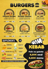 Menu Coo'King - Les burgers