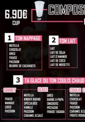 Menu Freakshake - composition freak shake