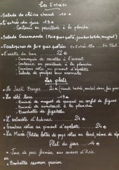 Menu Le Ban des Gourmands - Un exemple d' ardoise du jour