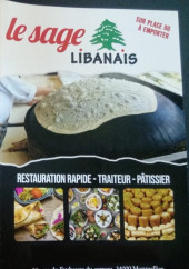 Menu Le sage libanais - Carte et menu Le sage libanais, Montpellier