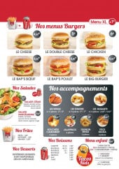 Menu Tacos Avenue - Les menus burgers, salades césar, recettes poulet...