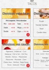 Menu The French Tacos - Tacos