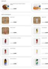 Menu Wokami - Menu enfants et softs asiatiques