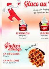 Menu Yogurt Factory - Les glaces aux yaourts, gaufres et bubble waffles