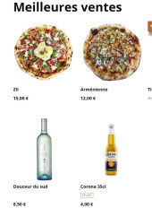 Menu Zil Pizza - Les meilleurs ventes