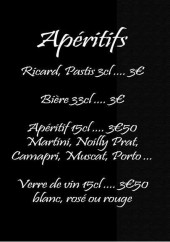 Menu L'Epicurien - entrées, plats et desserts