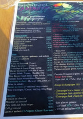 Menu La Bergerie Chez Christelle - Les entrées, plats et desserts