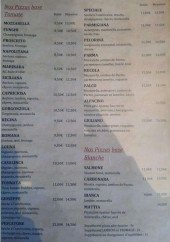 Menu Villa Falco - Les pizzas