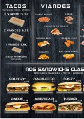 Menu Chez oit what - Tacos, viandes, sandwiches...