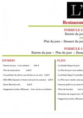 Menu L'O3 - La carte