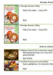 Menu Au Mazet de Grand Mémé - Les Kouign Amann et autre gâteaux 