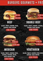 Menu F7 Burgers & Tacos - Les burgers