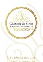 Menu Chateau de Siran - Carte des vins