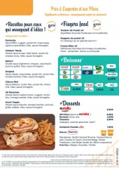 Menu All Tacos - Les fingers foods, desserts et boissons