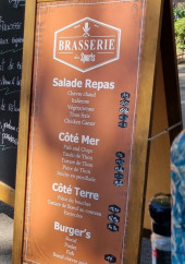 Menu Brasserie des Sports - Les menus