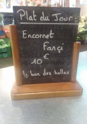 Menu Chez Domi - Un extrait de la carte 