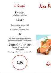 Menu Le Fournil des Arènes - Les plateaux repas
