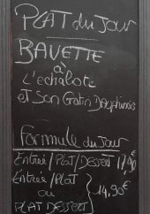 Menu Le Kosi - Un exemple de menu du jour