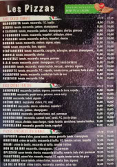 Menu Pepe Rosso - Les pizzas