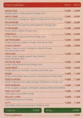 Menu Chaud Devant - Les pizzas suite
