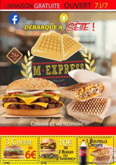 Menu M Express - Carte et menu M Express gigean