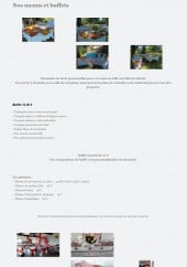 Menu Chez Sylvie - Les buffets
