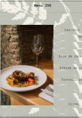 Menu Bombance - Menu 35€