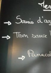 Menu La Bonne Nouvelle - Exemple de menu