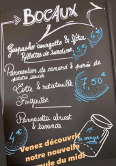 Menu Le Café des Champs Libres - Les bocaux
