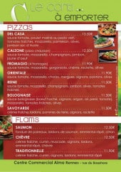 Menu Le Continental - Les pizzas et flams