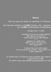 Menu La Charrue - Les menus