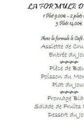 Menu La Brasserie du Bignon - exemple de formule