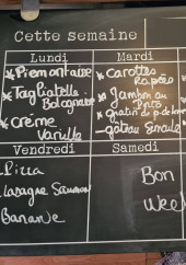 Menu Cafe Des Sports - Exemple de menu