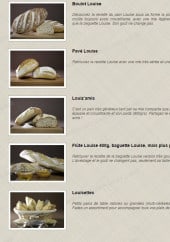 Menu Boulangerie Louise - Les baguettes suite