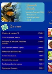 Menu Restaurant La Mouette - La formule moules à 12€, menus du jour...