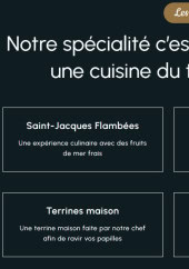 Menu Chez Jacques - Les plats