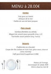 Menu La Grenouillère - menu 28€