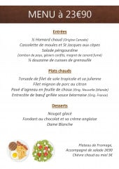 Menu La Grenouillère - menu 23.90€