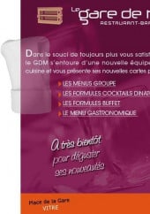 Menu Le Gare de Manger - Les informations sur le menu