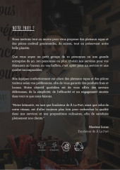 Menu À La Part - L&#039;envie