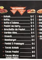 Menu Le Kebab D'Or - kebab