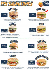 Menu Jub's Burger - Les signatures