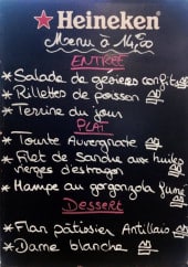 Menu L'Entrepot - Le menu du jour à 14€