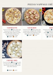 Menu Padova Pizza - Les pizzas nappage tomate