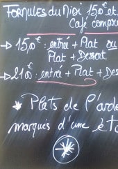 Menu l'îlot - Exemple de menu